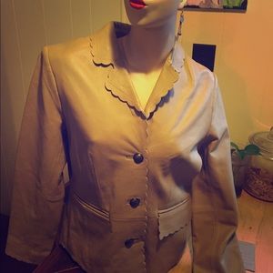 Pamela Dennis leather jacket